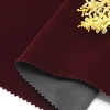 Customized medium and short pile knitted bottom velvet fabric handbags, drawstring bags, packaging bags, velvet fabric wine bags, background fabric fabric Specification image